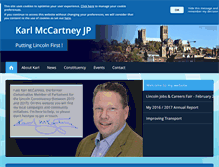 Tablet Screenshot of karlmccartney.co.uk